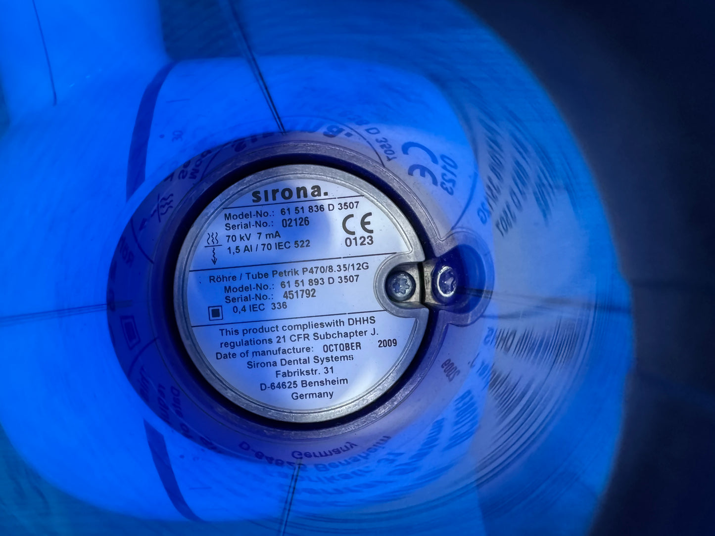 Dentsply Sirona Heliodent Plus kleinröntgen Bj.2009 Arm Mittellang