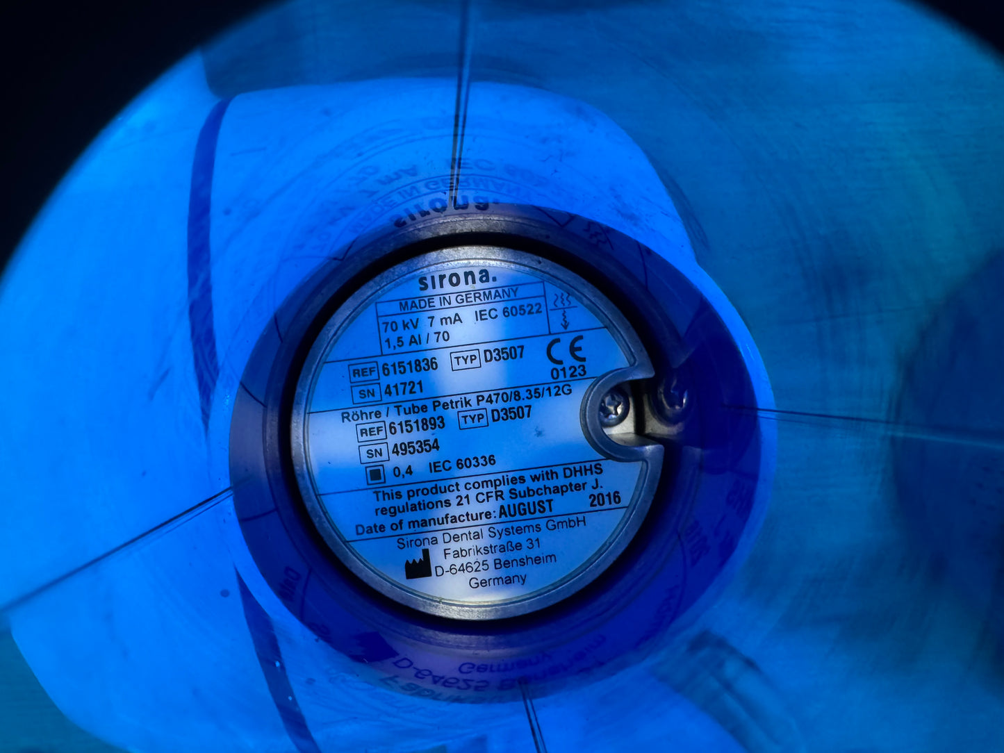Dentsply Sirona Heliodent Plus kleinröntgen Bj.2016 Arm Mittellang