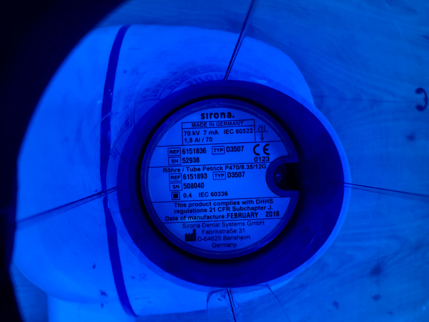 Dentsply Sirona Heliodent Plus kleinröntgen Bj.2018 Arm Mittellang