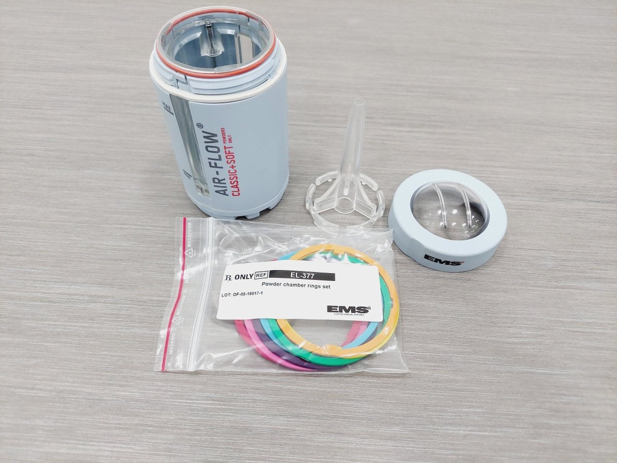 EMS Air-Flow Classic + Soft  Pulverkammer Behälter Neu