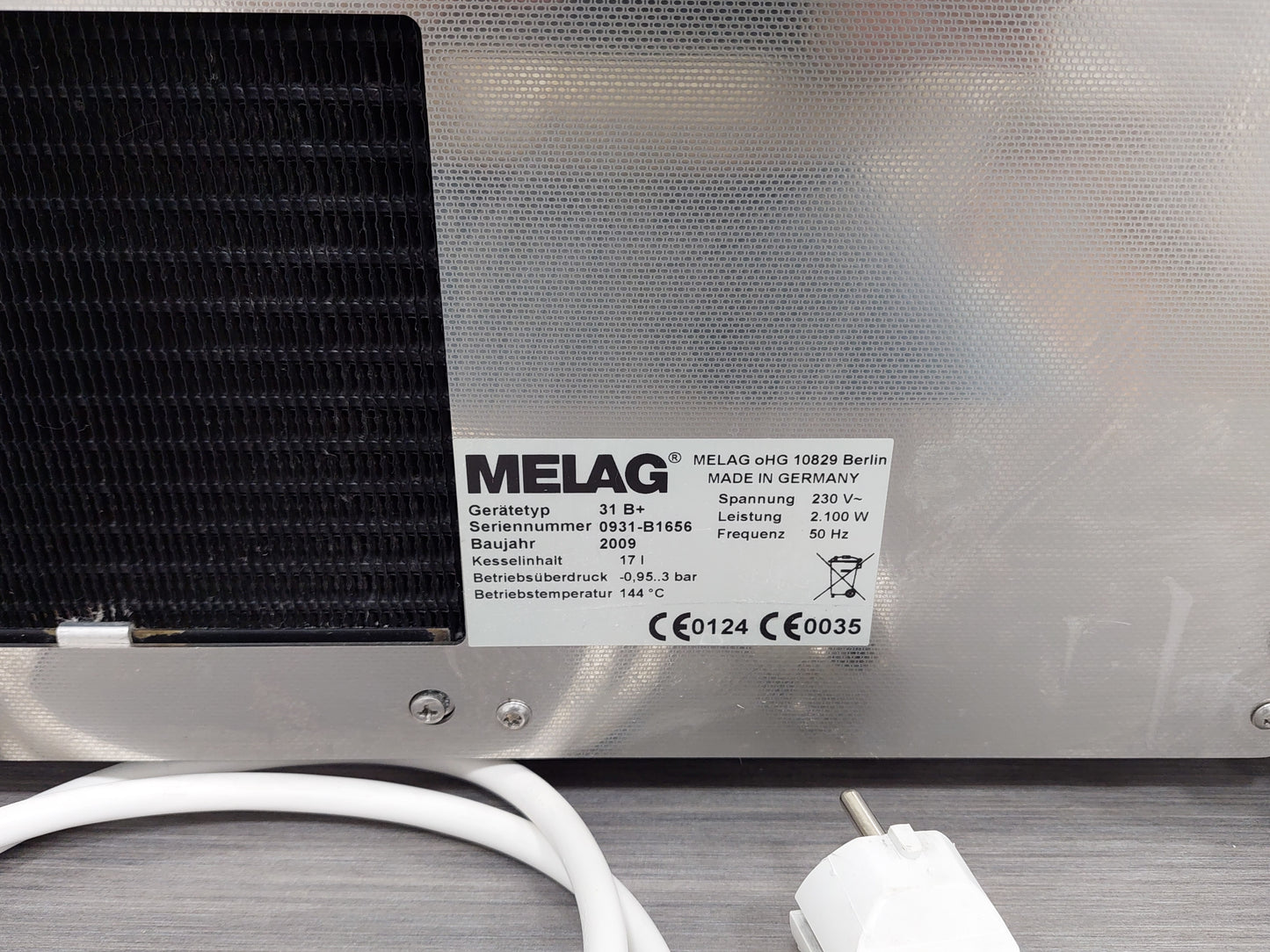 Melag Vacuklav 31B+ B-Klasse Autoklav funktionsfähig Bj. 2009