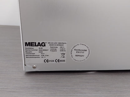 Melag Vacuklav 30 B+ Autoklav B-Klasse Steriliasator Bj 2006