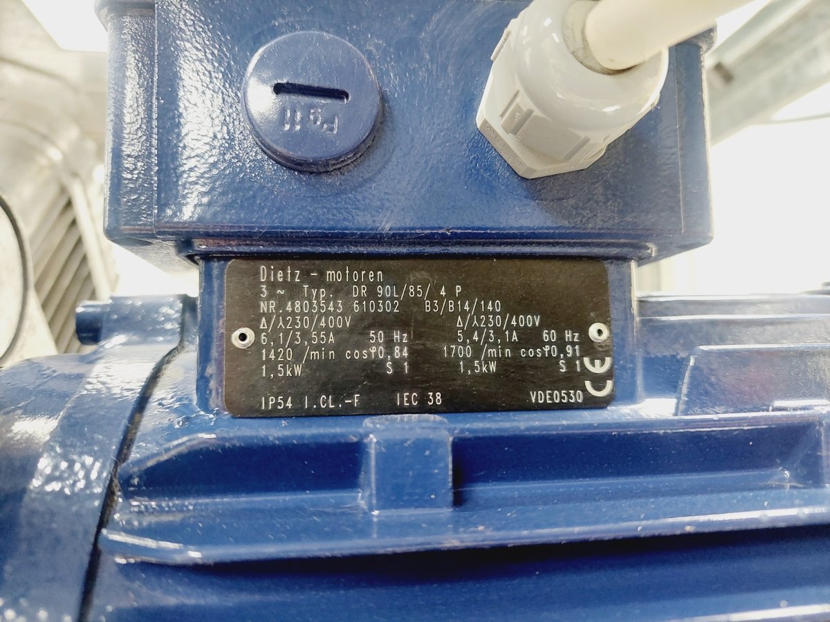 Dürr Power Tower PT160 Trockenabsaugung, Kompressor, Aggregat & Trockenluftanlage