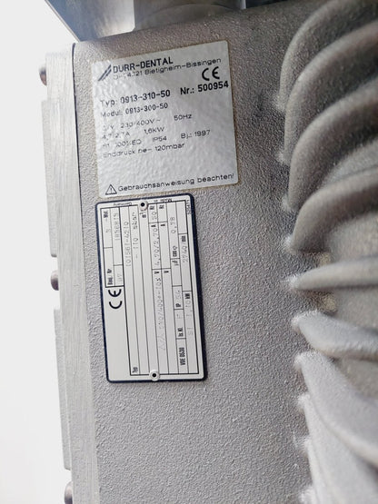 Dürr Power Tower PT160 Trockenabsaugung, Kompressor, Aggregat & Trockenluftanlage